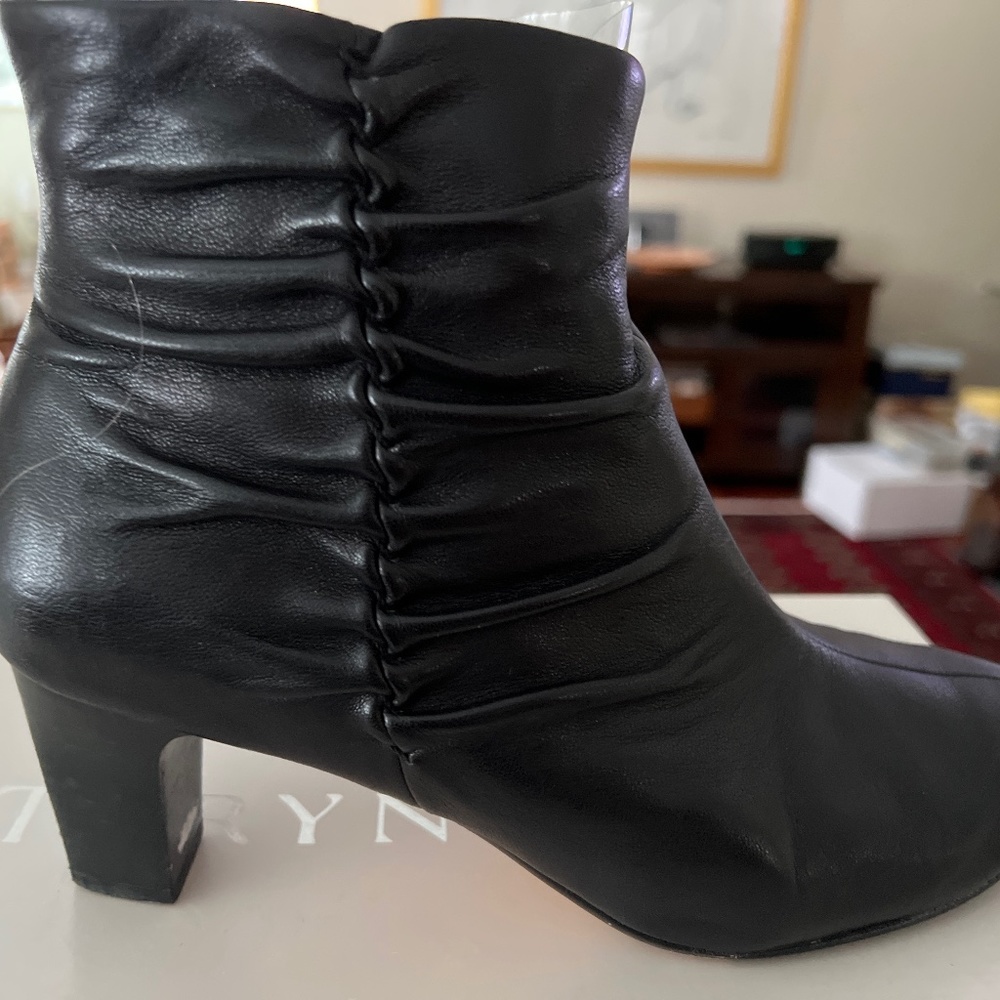 Black ankle boots